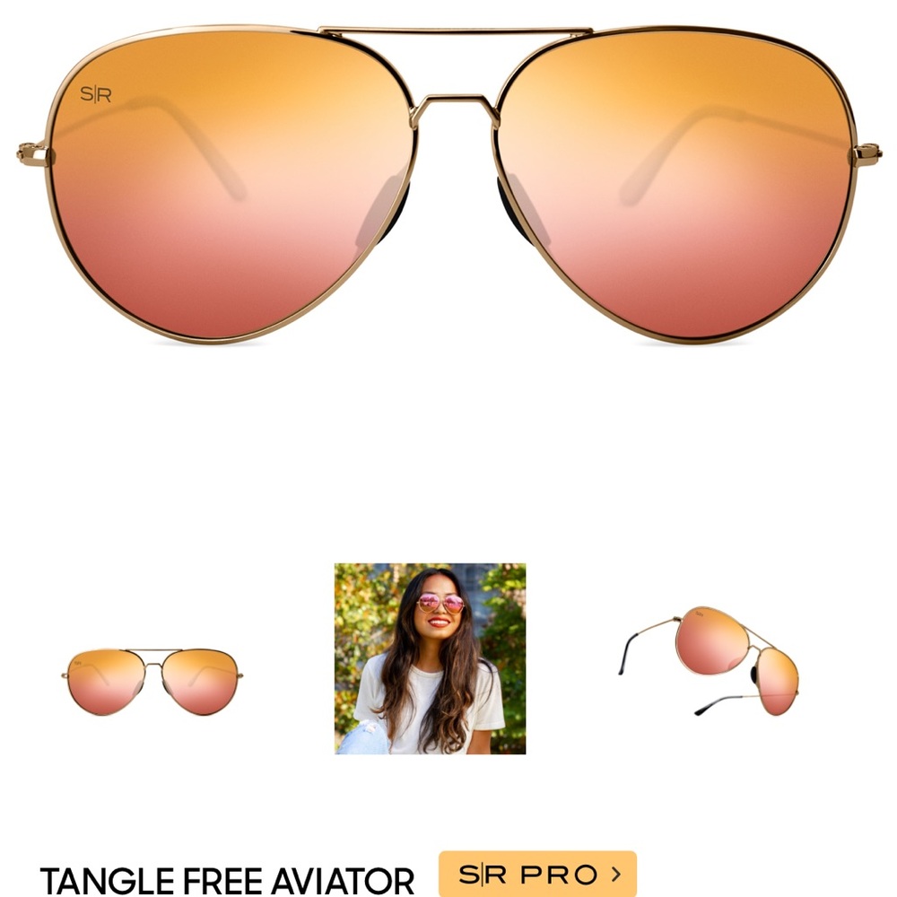 Shady Rays Talimesa Polarized Tangle Free Aviators!